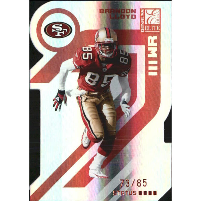 2005 Donruss Elite Status Red #80 Brandon Lloyd/85. rookie card picture