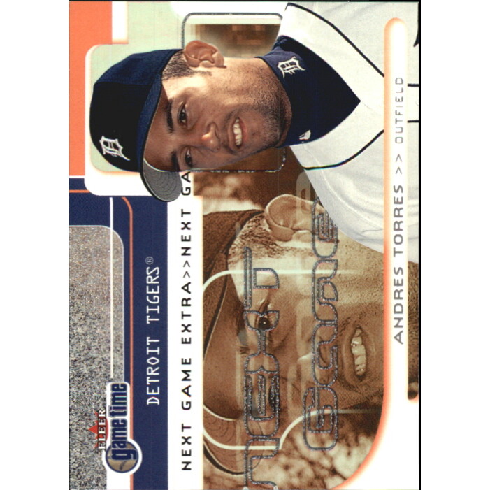 2001 Fleer Game Time Next Game Extra #118 Andres Torres
