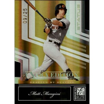 2007 Donruss Elite Extra Edition Status Gold #30 Matt Mangini