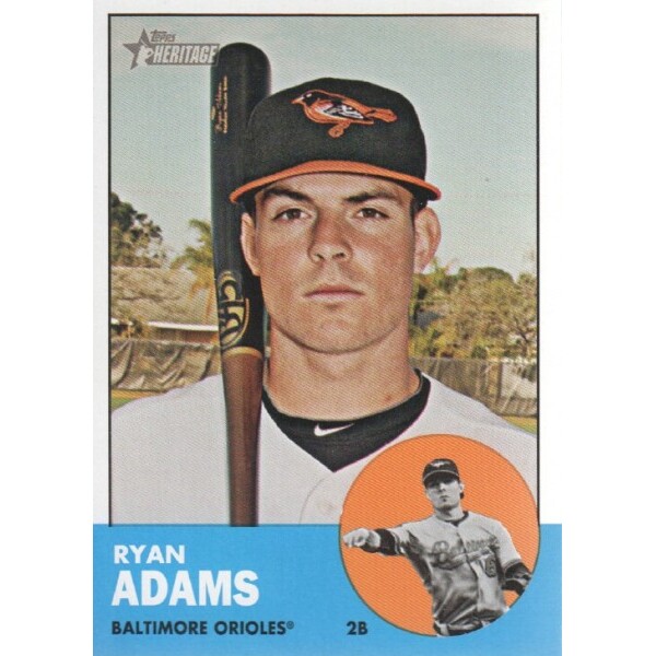 2012 Topps Heritage #488 Ryan Adams SP