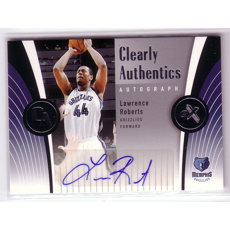 2006-07 E-X Clearly Authentics Autographs #CAALR Lawrence Roberts