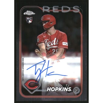 2024 Topps Chrome Rookie Autographs #RATH TJ Hopkins