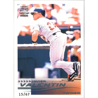 2000 Pacific Crown Collection Platinum Blue #163 Javier Valentin