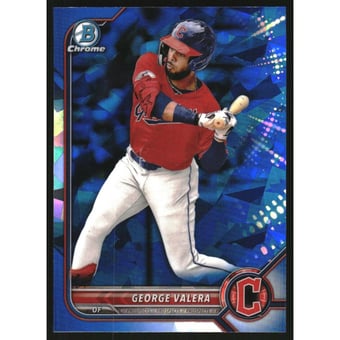 2022 Bowman Chrome Draft Sapphire #BDC53 George Valera