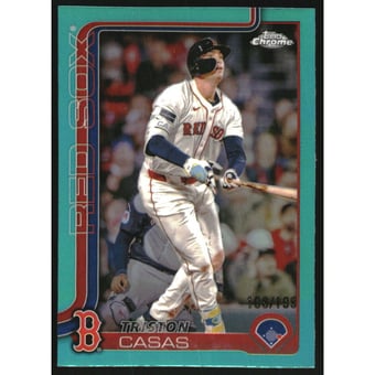 2025 Topps Chrome Aqua Refractors #192 Triston Casas