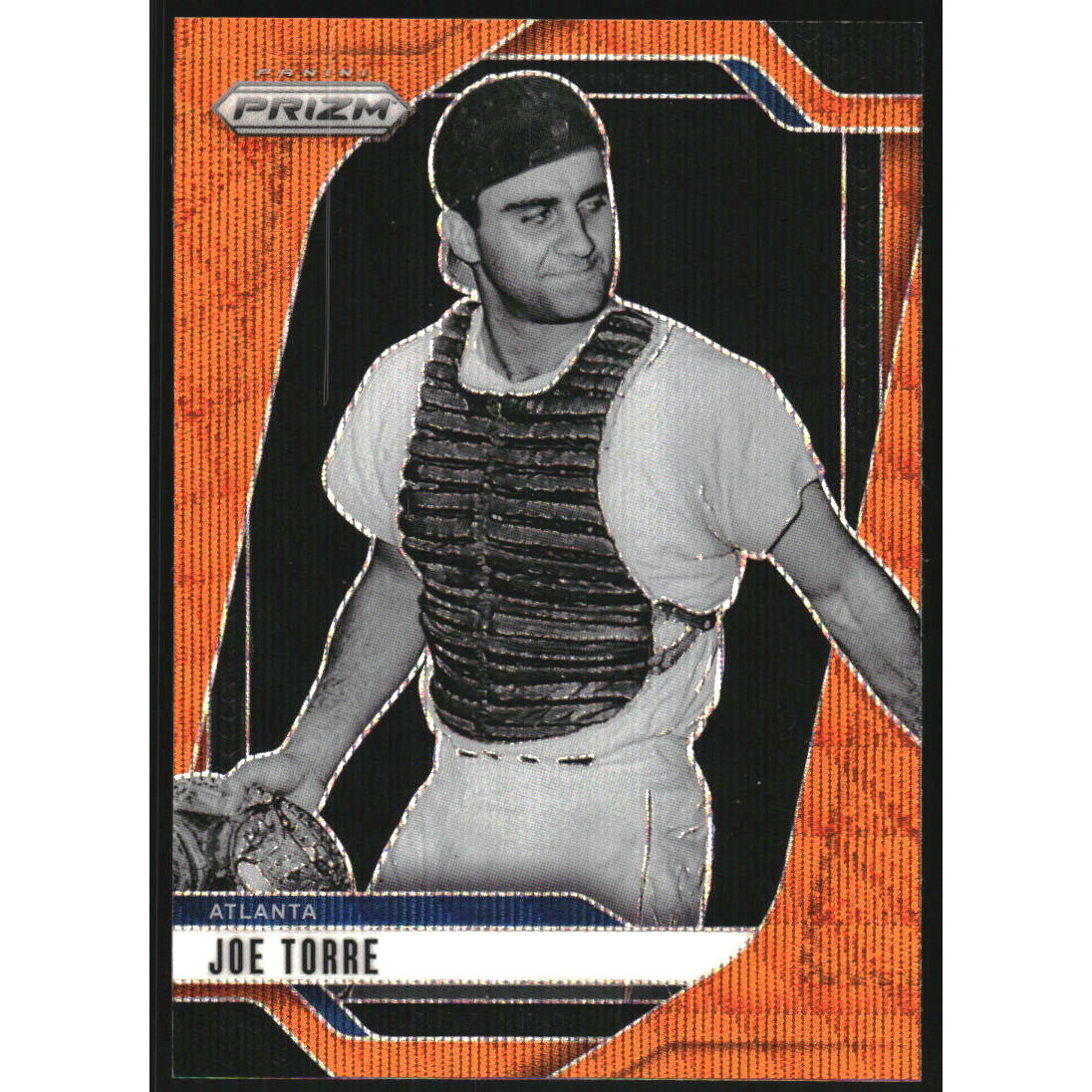 2025 Panini Prizm Prizms Orange Wave #138 Joe Torre. rookie card picture