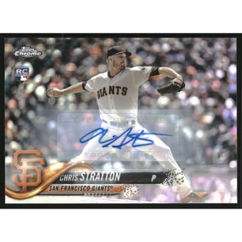 2018 Topps Chrome Update Autograph Refractors #HMT5 Chris Stratton