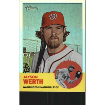 2012 Topps Heritage Chrome Refractors #HP46 Jayson Werth