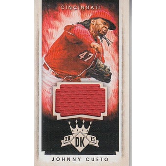 2015 Diamond Kings DK Minis Materials #75 Johnny Cueto/99