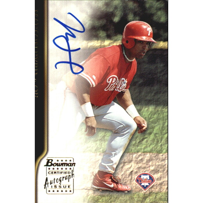2002 Bowman Autographs #BAMB Marlon Byrd B