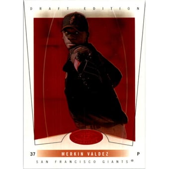 2004 Hot Prospects Draft Red Hot #65 Merkin Valdez HP
