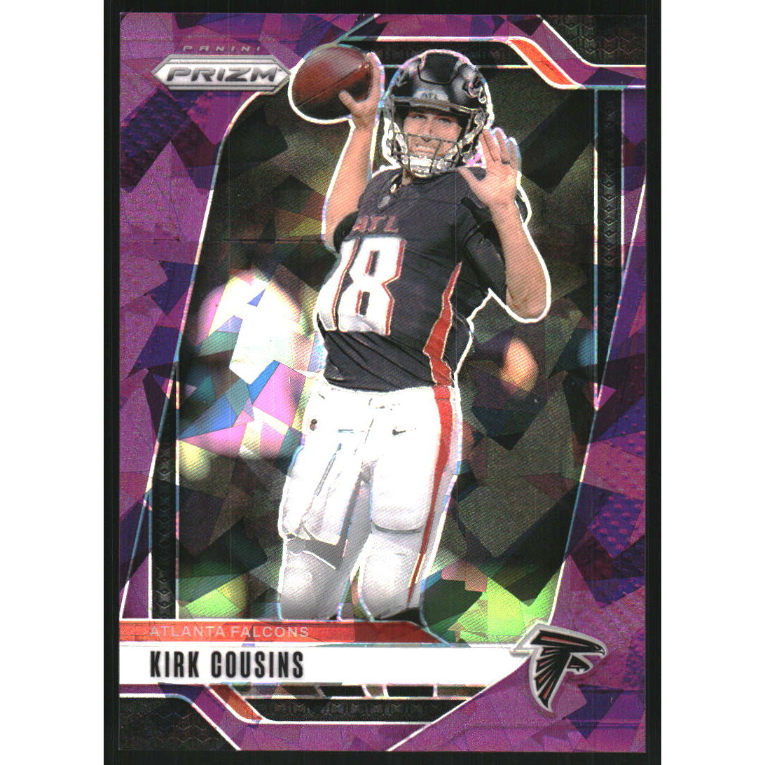 2024 Panini Prizm Prizms Purple Ice #10 Kirk Cousins