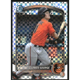 2025 Bowman Chrome Draft X-Fractors #BDC113 Nate George
