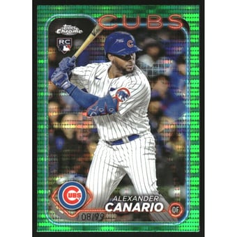 2024 Topps Chrome Green Sonar Refractors #174 Alexander Canario