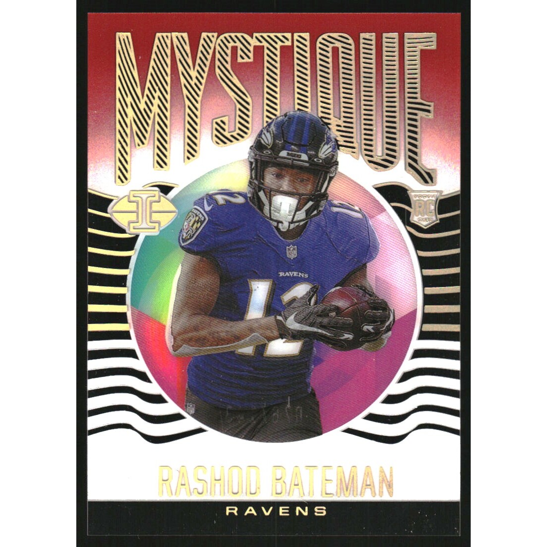 2021 Panini Illusions Mystique Red #10 Rashod Bateman