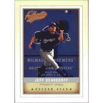 2002 Fleer Authentix Front Row #149 Jeff Deardorff FS