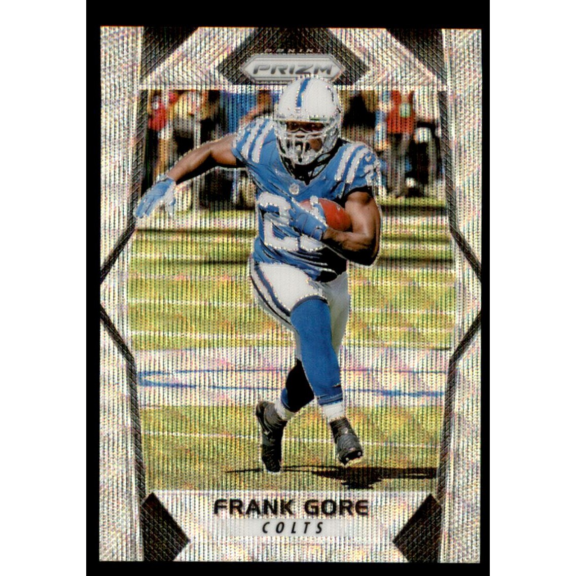 2017 Panini Prizm Prizms Blue Wave #9 Frank Gore