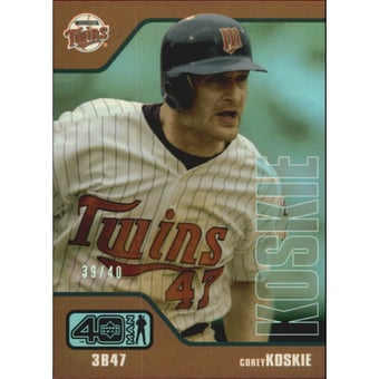 2002 Upper Deck 40-Man Electric Rainbow #385 Corey Koskie