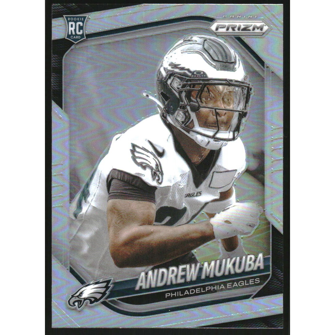 2025 Panini Prizm Prizms Silver #330 Andrew Mukuba