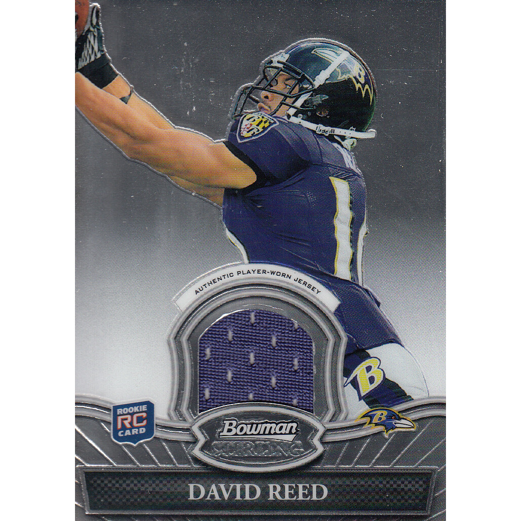 2010 Bowman Sterling #BSRDR David Reed JSY A RC. rookie card picture