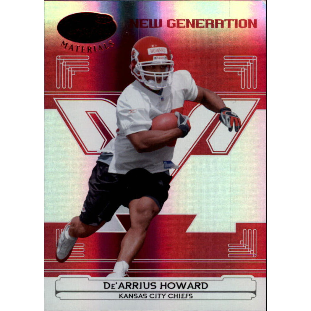 2006 Leaf Certified Materials Mirror Red #164 De’Arrius Howard 2006 Leaf Certified Materials Mirror Red #164 De’Arrius Howard