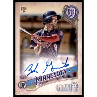 2018 Topps Gypsy Queen Autographs #GQAZG Zack Granite
