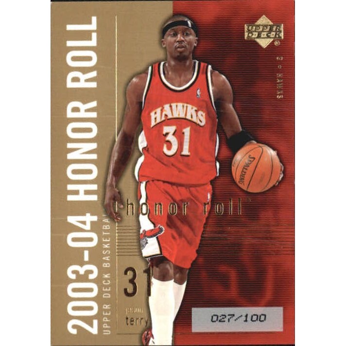 2003-04 Upper Deck Honor Roll Gold #3 Jason Terry