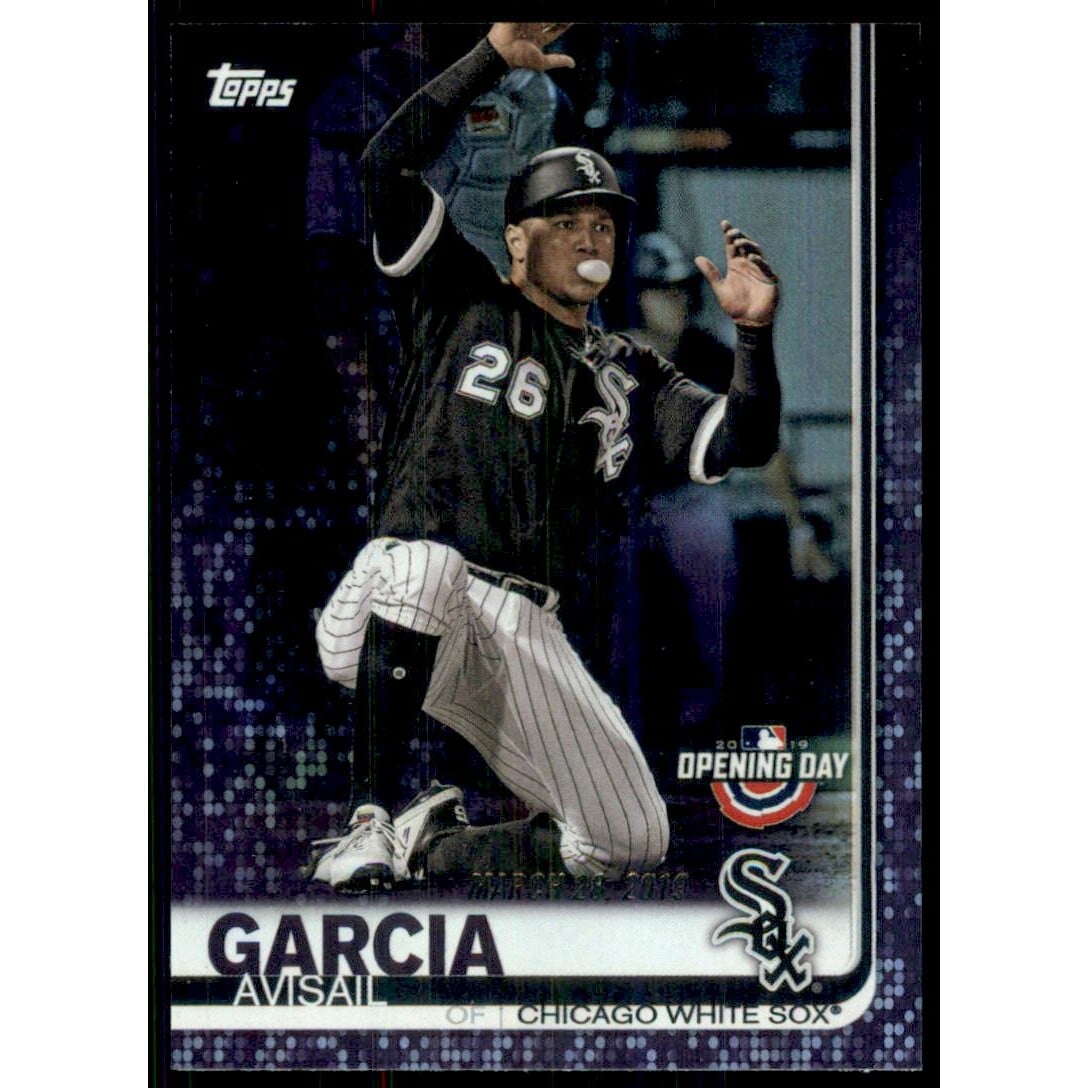 2019 Topps Opening Day Purple Foil #63 Avisail Garcia. rookie card picture