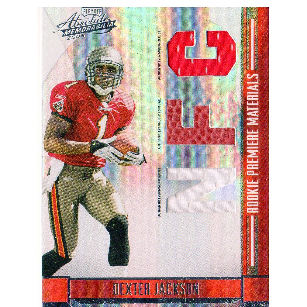 2008 Absolute Memorabilia Rookie Premiere Materials AFC/NFC #282 Dexter Jackson