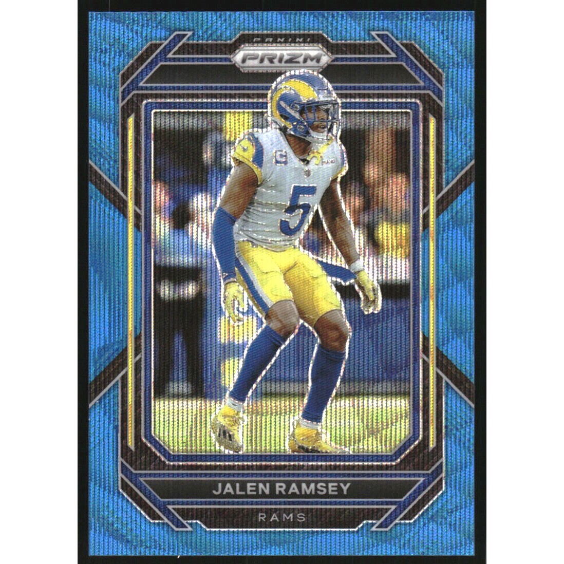 2022 Panini Prizm Prizms Blue Wave #165 Jalen Ramsey