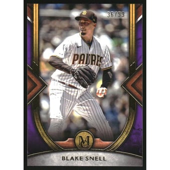 2022 Topps Museum Collection Amethyst #54 Blake Snell