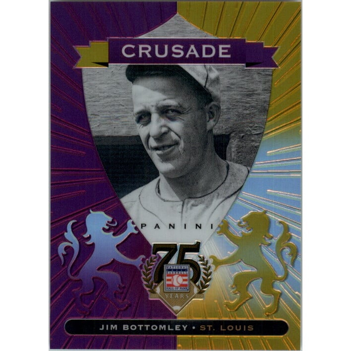 2014 Panini Hall of Fame Crusades Purple #46 Jim Bottomley. rookie card picture