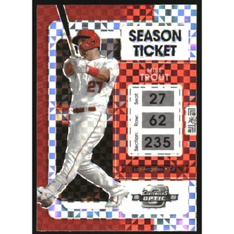 2022 Panini Chronicles Contenders Optic Building Blocks #5 Mike Trout