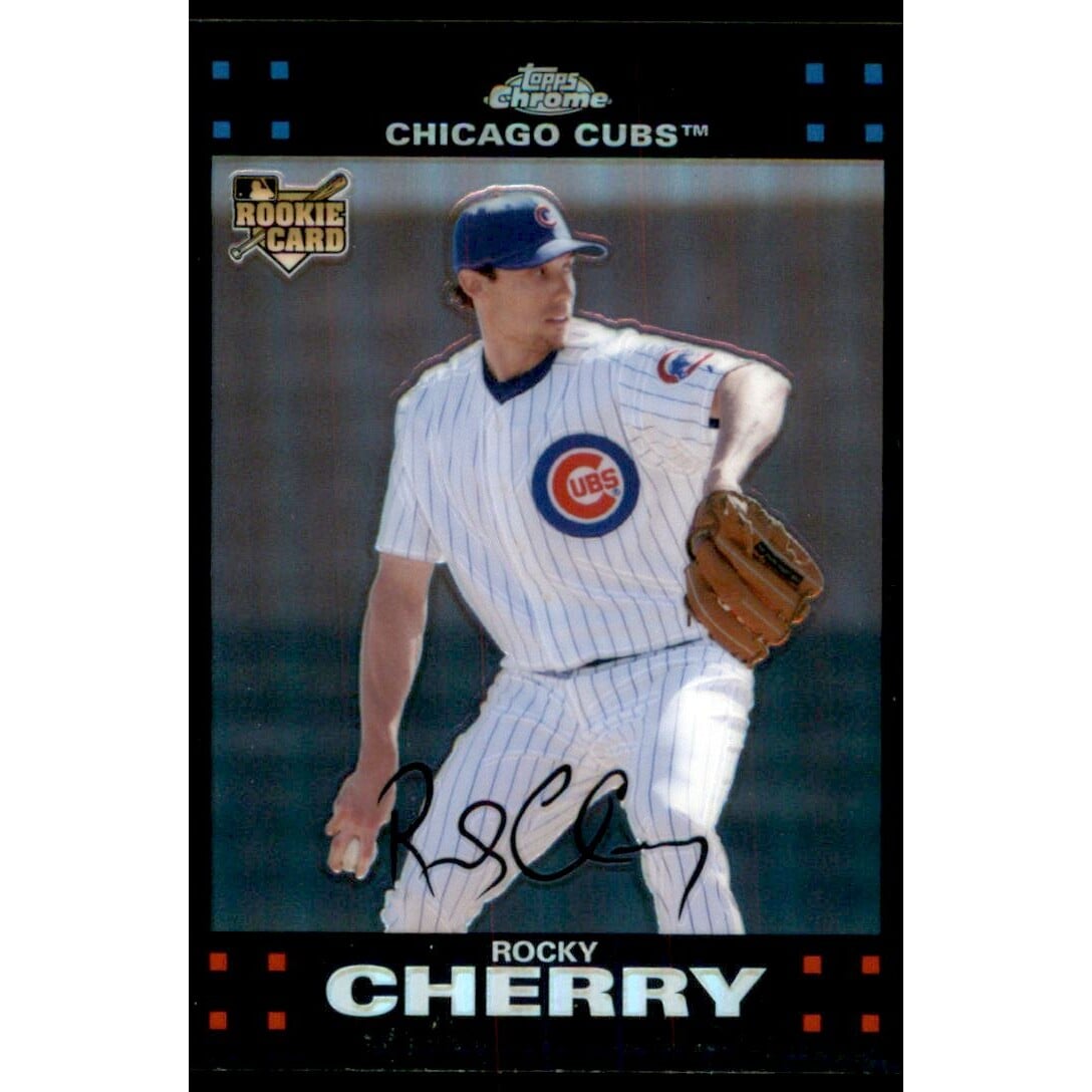 2007 Topps Update Chrome #TRC15 Rocky Cherry. rookie card picture