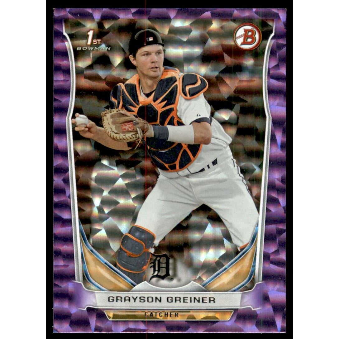 2014 Bowman Draft Purple Ice #DP99 Grayson Greiner. rookie card picture