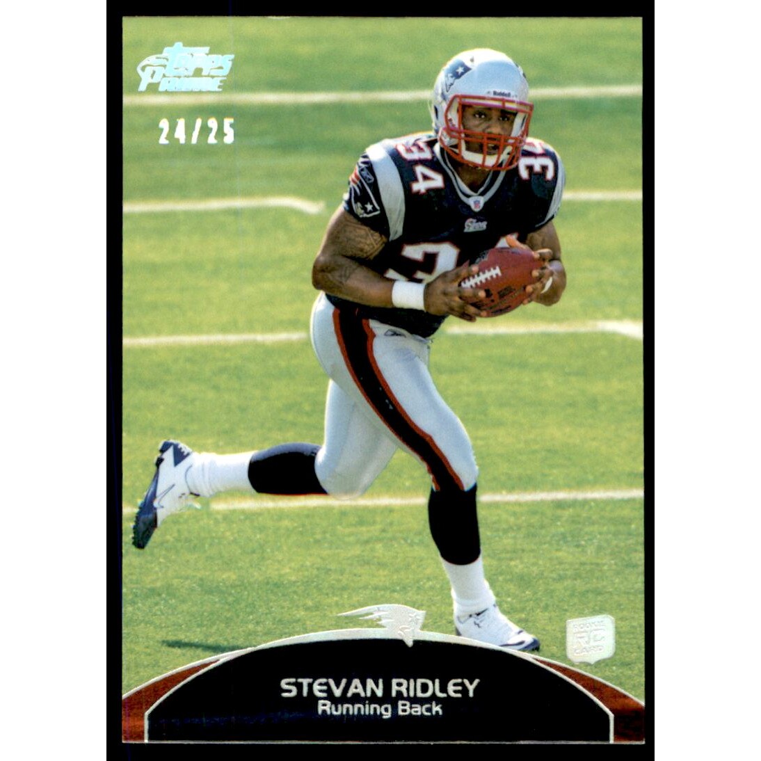 2011 Topps Prime Rainbow #114 Stevan Ridley. rookie card picture