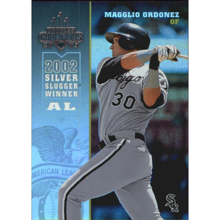 2003 Donruss Champions Holo-Foil #61 Magglio Ordonez. rookie card picture