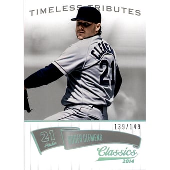 2014 Classics Timeless Tributes Silver #116 Roger Clemens