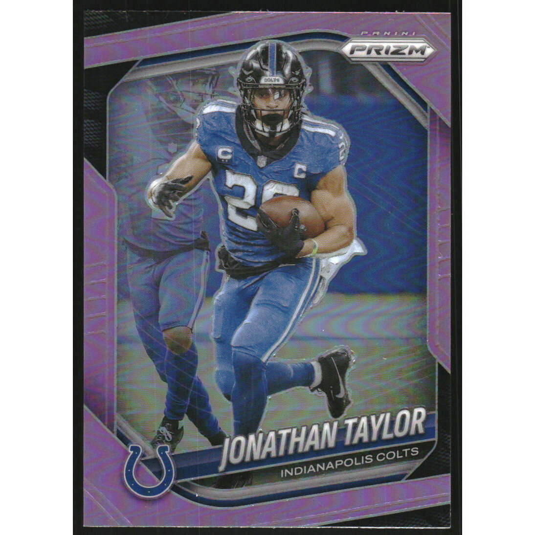 2025 Panini Prizm Prizms Pink #108 Jonathan Taylor