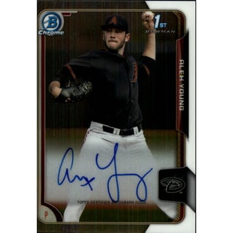 2015 Bowman Chrome Draft Draft Pick Autographs #BCAAY Alex Young