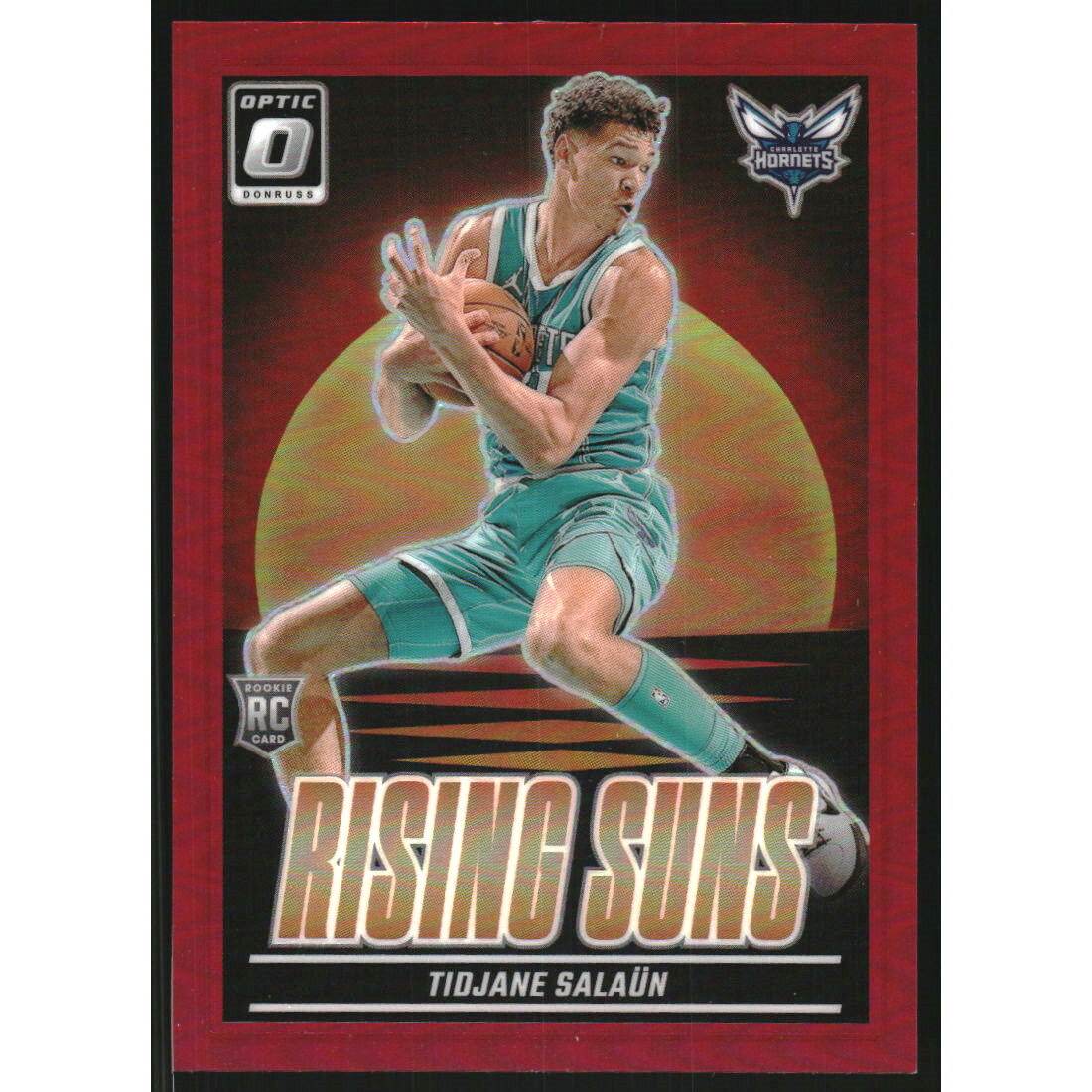 2024-25 Donruss Optic Rising Suns Red #12 Tidjane Salaun