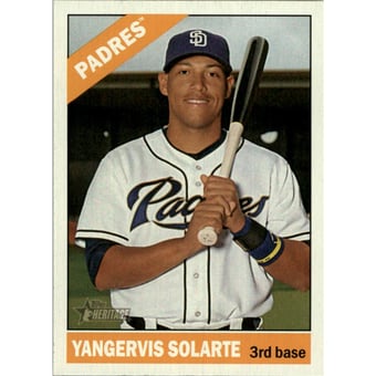 2015 Topps Heritage Gum Stained Back #544 Yangervis Solarte