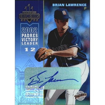 2003 Donruss Champions Autographs #214 Brian Lawrence/500