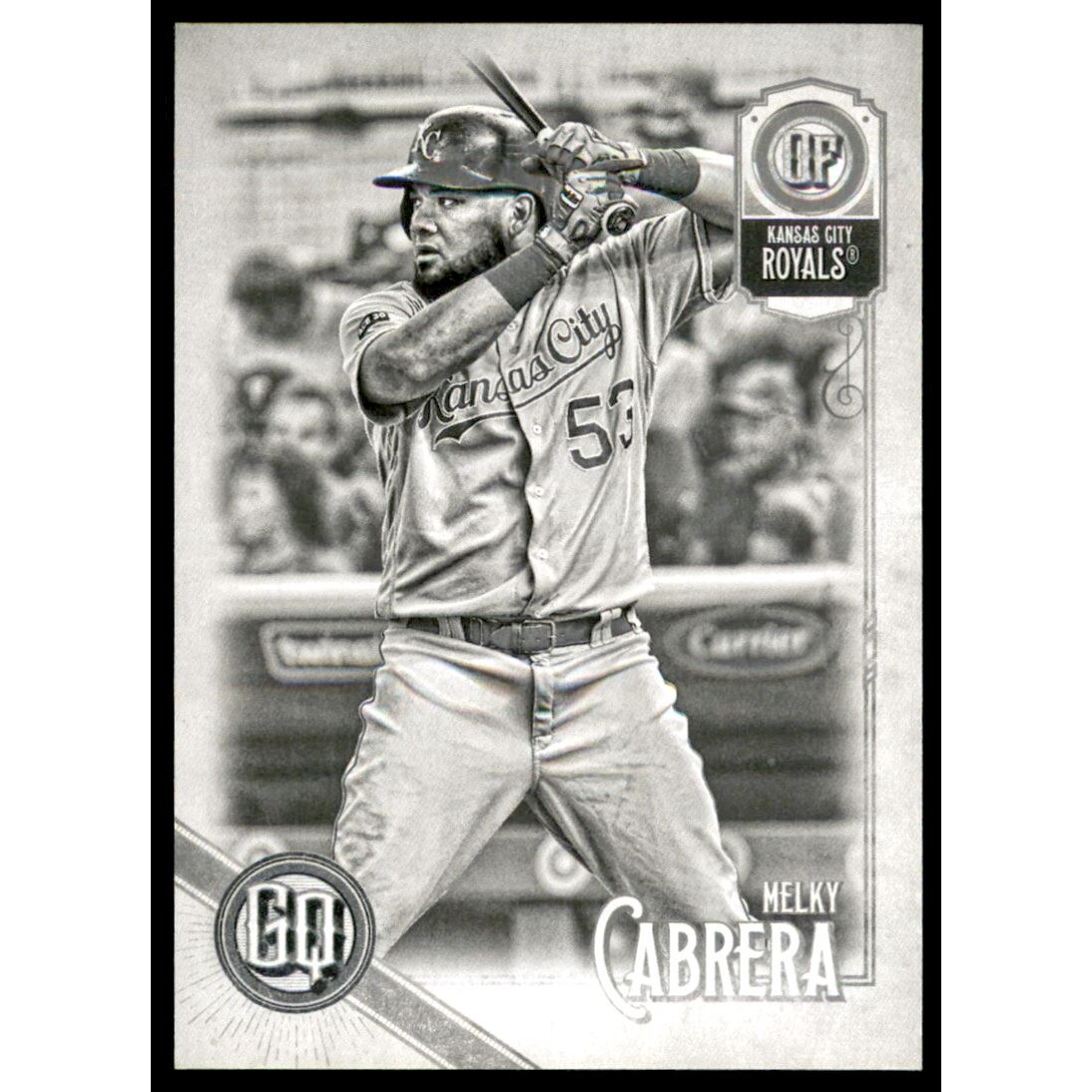 2018 Topps Gypsy Queen Black and White #126 Melky Cabrera. rookie card picture
