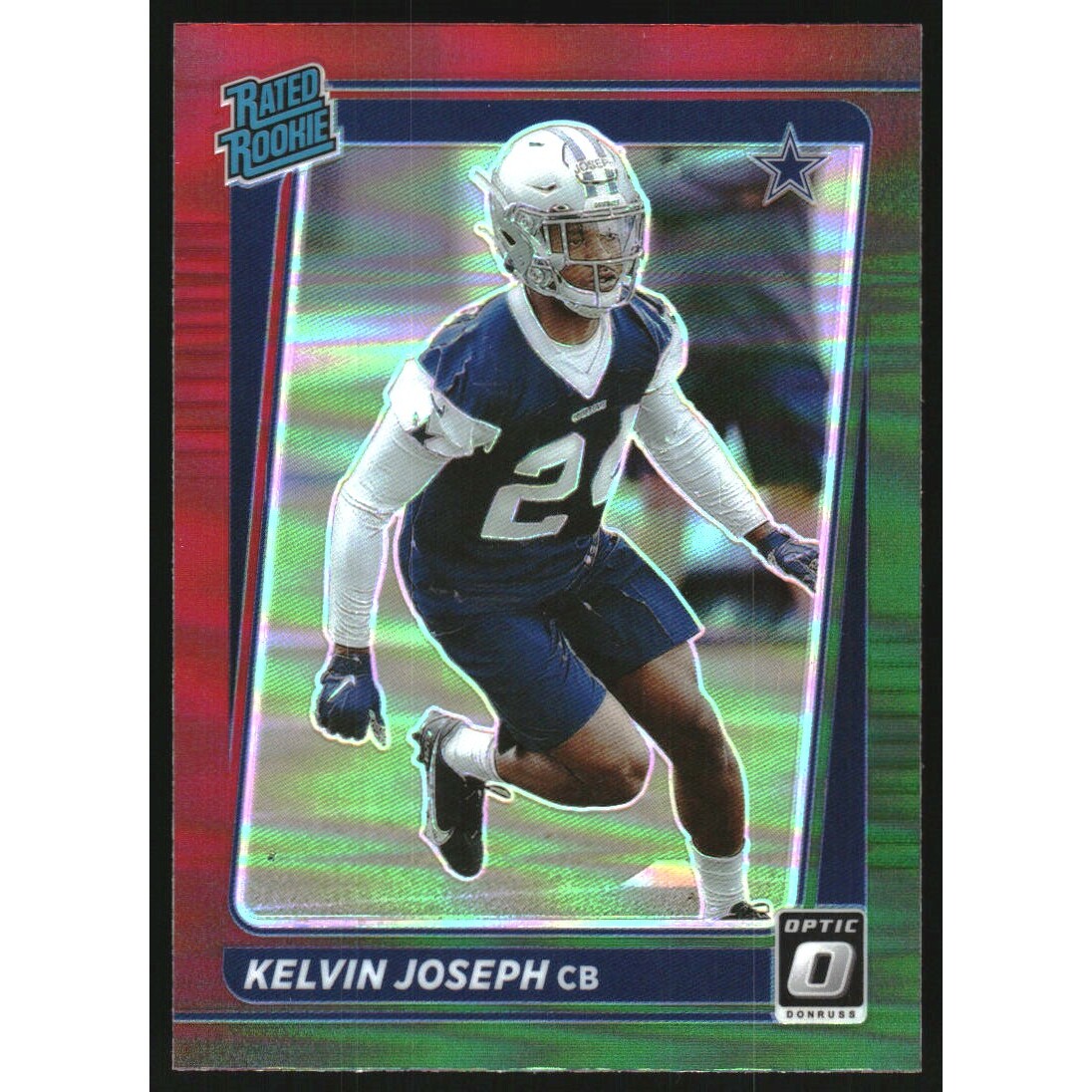 2021 Donruss Optic Rated Rookie Preview Red and Green #310 Kelvin Joseph