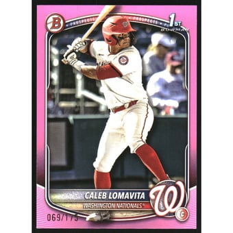 2025 Bowman Prospects Pink #BP120 Caleb Lomavita