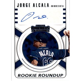 2020 Panini Contenders Rookie Roundup Autographs #10 Jorge Alcala