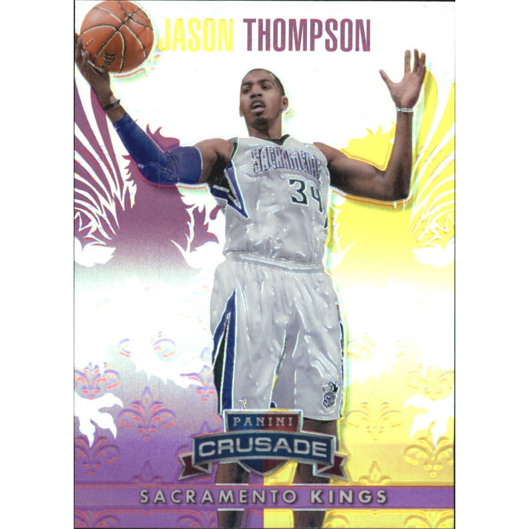 2013-14 Panini Crusade Insert Purple #218 Jason Thompson. rookie card picture