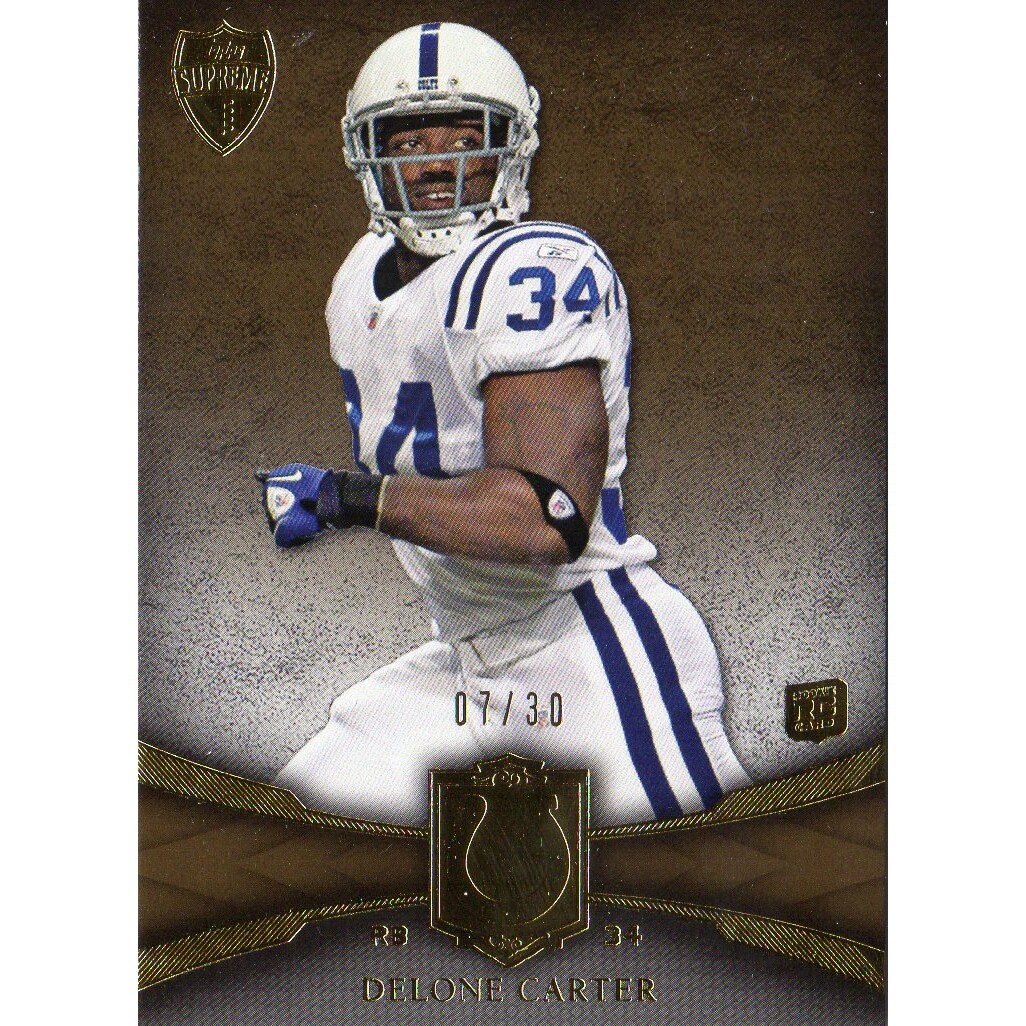 2011 Topps Supreme Sepia #68 Delone Carter