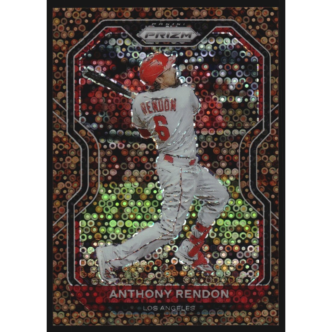 2021 Panini Prizm Prizms Bronze Donut Circles #245 Anthony Rendon. rookie card picture